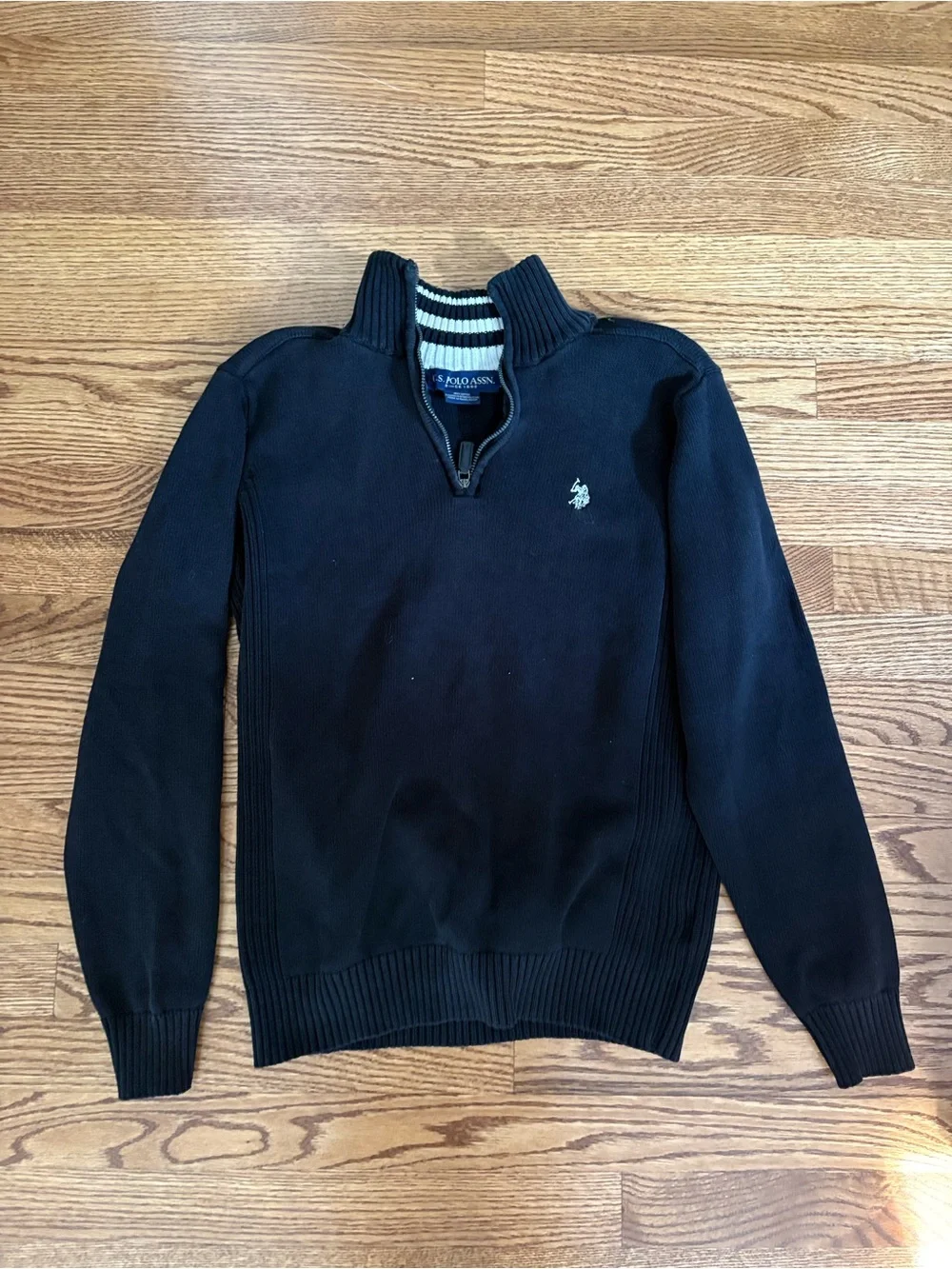 US Polo Assn quarter zip sweater